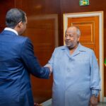 President de Djibouti avec Mohamed Hamdan Dajlo